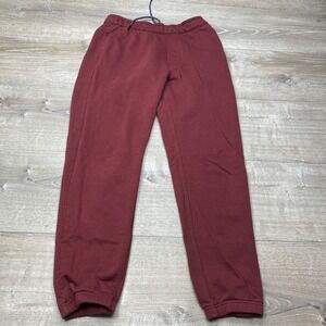 Fourlaps Rush Jogger Mens S Burgundy Maroon French Terry Athletic Sweatpants